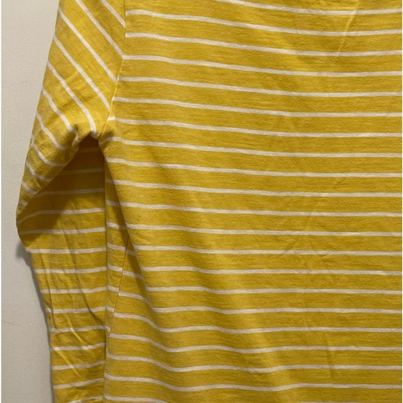 Pink tartan cotton top yellow with white stripes Medium sz. Pink tartan designer - Picture 10 of 10
